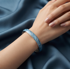 Azure Wave Open Cuff Bracelet